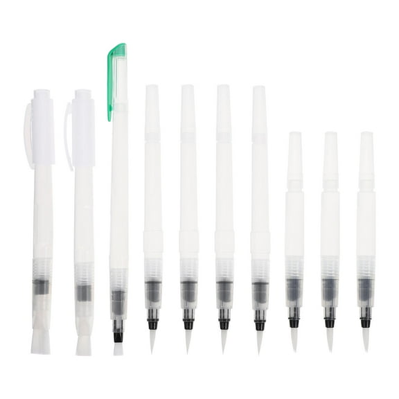 Jiandong Painting Brush Pens Watercolor Brush Pens Markers Pen Drawingtools Color Water Tips Refillable Painting Brushes Marker Art(7.09X0.79X0.39Inch)