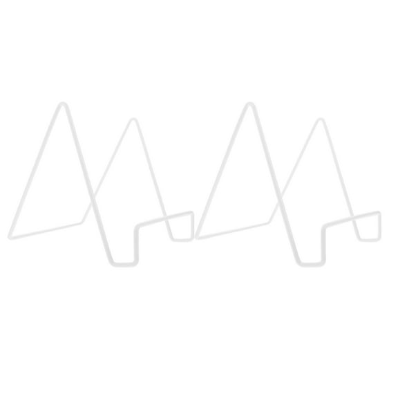 Jiandong Photo Holder 2pcs Metal Plate Display Stand Easel for Picture & Decorative Plates(5.71X5.12X4.72Inch)