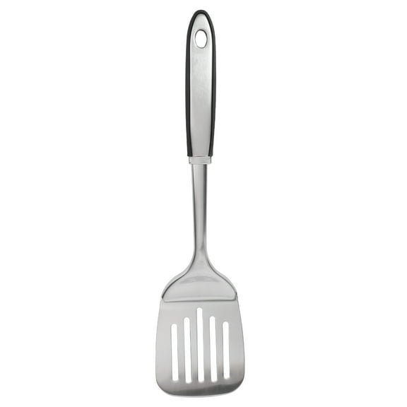 Jiandong Stainless Steel Spatula Kitchen Stainless Steel Spatula, Slotted Turner for Home Restaurant(12.99X3.43X0.79Inch)