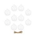 thumbnail image 1 of Jiandong Wedding Ball Hanging 10 Hanging Tealight Candle Glass Orbs for Home Wedding Garden Decor(3.94X3.94X3.94Inch), 1 of 10