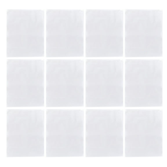 Jiandong Zipper Shoe Bag 12pcs Travel Shoe Storage Bag Clear Portable Shoes Packing Storing Bags 42*32cm(16.54X12.6X0.12Inch)