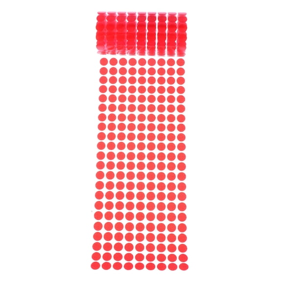 Jiandong dot tape 10mm Red Sticky Hook Loop Rug Carpet Stopper Tape(0.39X0.39X0.04Inch)