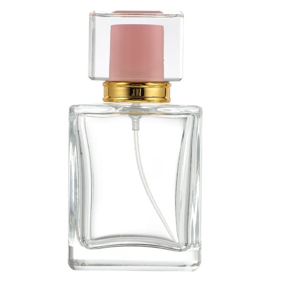 Jiandong perfume bottle 50ml Clear Glass Refillable Spray Bottle for Travel(3.94X1.97X1.18Inch)