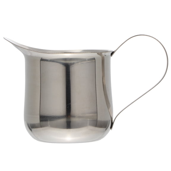 Jiandong practical milk-pitcher Stainless Steel Frother Cup for Latte, 60/20 Oz (Silver)(2.17X1.97X1.97Inch)
