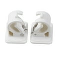 thumbnail image 1 of Jiandong rod holder A Pair of Bathroom Wall Round Rod Hook Stick Hook Shower Curtain Rod Holder Clamp(1.69X1.26X1.77Inch), 1 of 10