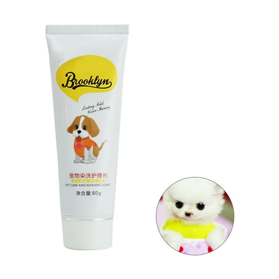 Jians 80g Semi Permanent Pet Dye Cream High Pigmented Colorful Dog Hair Bright Coloring Dyestuff Pigment Supplies for Home