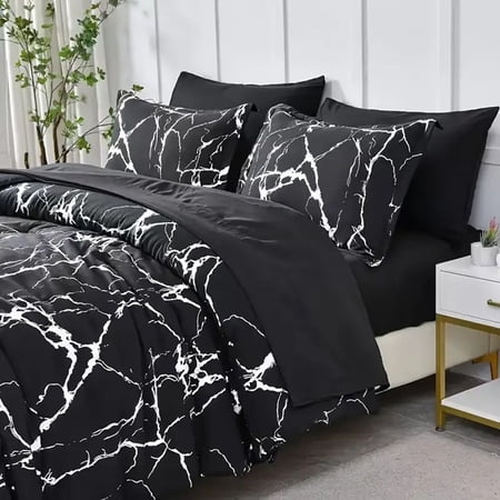JiaoJiao JianYing 2-Piece Twin Duvet Cover Set Wrinkle Resistant Microfiber Hotel Luxury Bedding Button Closure Machine Washable