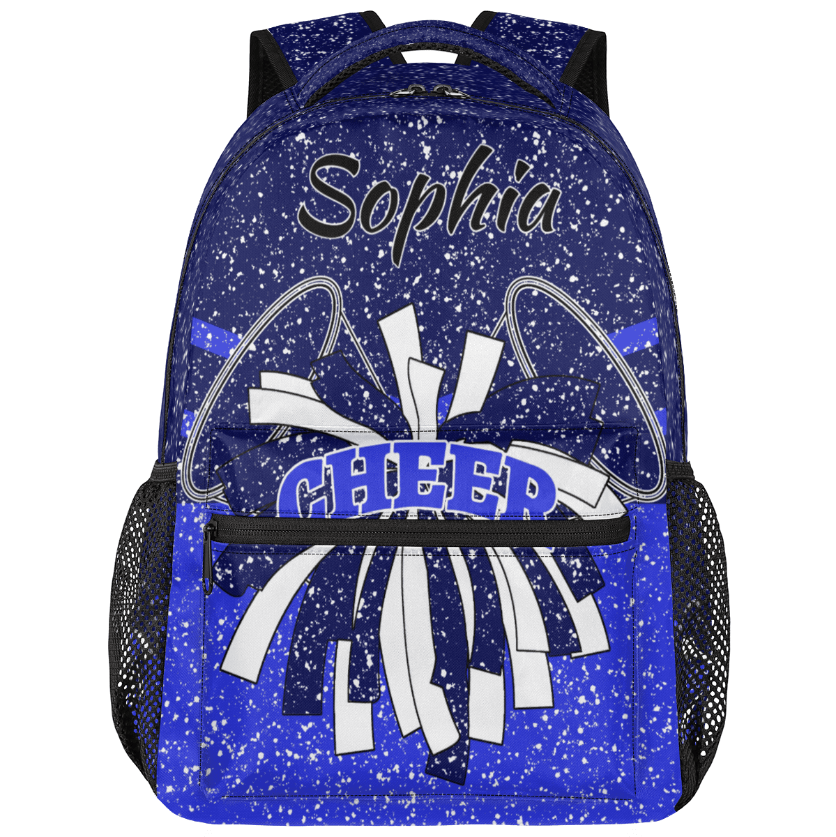 Jiaoprinted Custom Blue Navy Cheer Backpack for Cheerleader ...