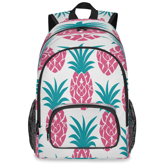 Jiaoprinted Large Pineapple Laptop Backpack, 18 Inch Summer Fruit Pineapple Travel Backpack for Men Women, Work Business Computer Casual Daypack