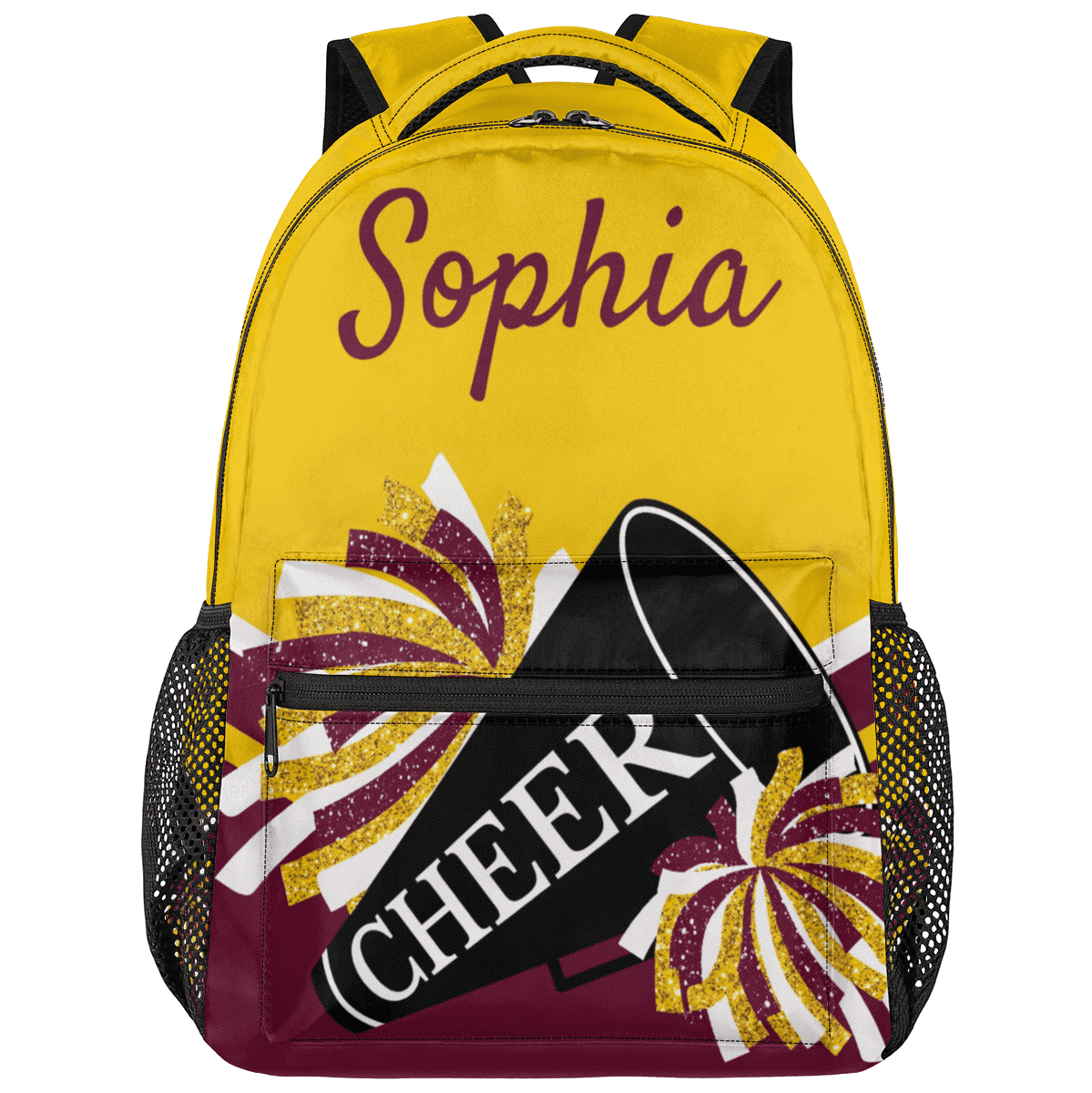 Jiaoprinted Personalized 18 Inch Cheer Backpack, Custom Cheerleader ...