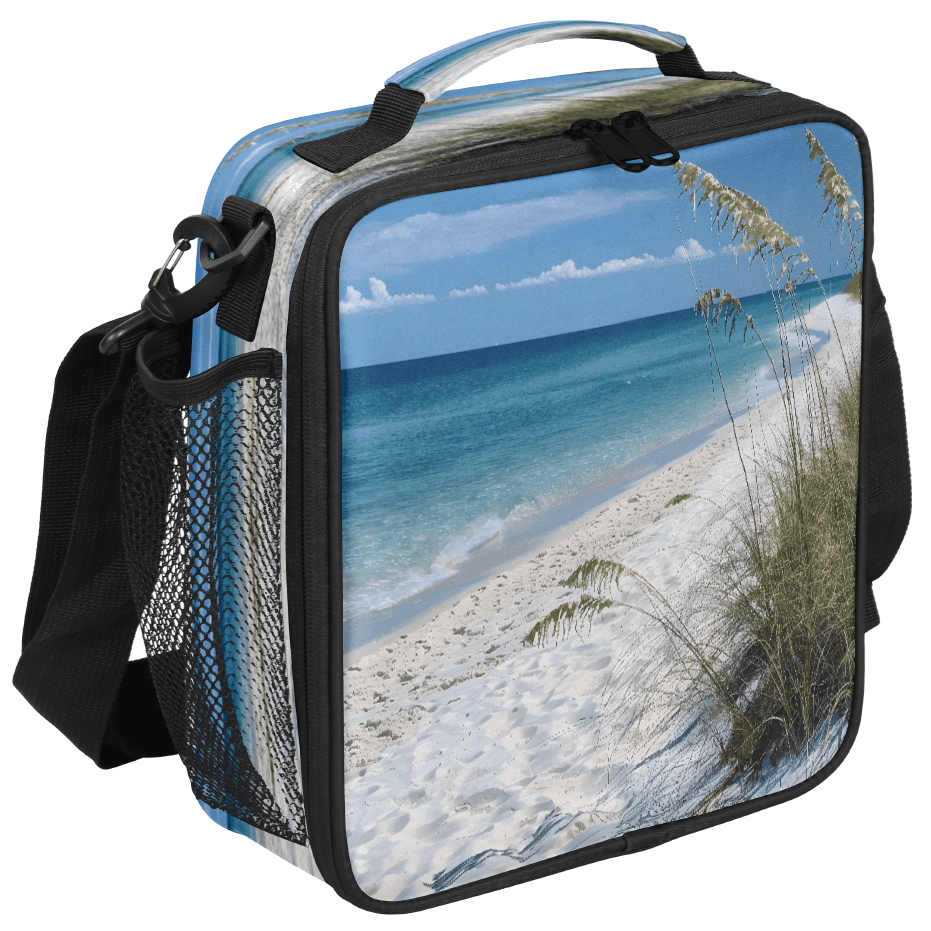 Jiaoprinted Horses Running Sunset Insulated Lunch Box Bag, Western