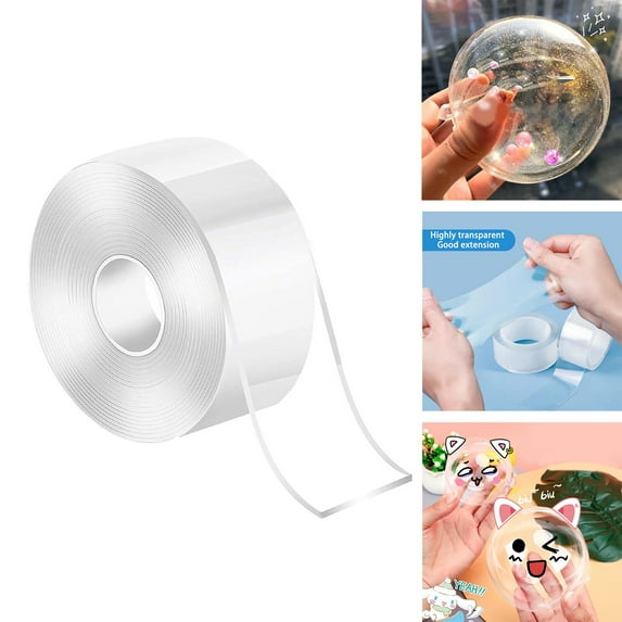 Jiaroswwei 1 Set Nano Tape Bubbles Fun Creative Entertainment with Tube Multiple Play Methods Intellectual Development Develop Brain Nano Glue Kneading Toys Student Toy
