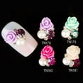thumbnail image 1 of Jiaroswwei 10 Pcs 3D Rose Flower Nail Art Stickers Tips Studs Rhinestone Nail Decor Jewelry, 1 of 8