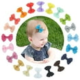 thumbnail image 1 of Jiaroswwei 1Pc Fashion Solid Color Baby Girls Mini Bow Handmade Hair Clip Hairpin Barrette, 1 of 1