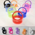 thumbnail image 1 of Jiaroswwei 2 Pcs Soft Silicone Ear Flesh Tunnels Plug Stretcher Piercing Gauge Earrings, 1 of 8
