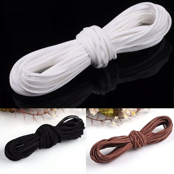 Jiaroswwei 3mm Velvet Cord Thread DIY Bracelet Necklace Jewelry Making Craft String Rope