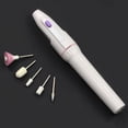 thumbnail image 1 of 5 Bits Electric Nail File Drill Kit Tips Manicure Toenail Pedicure Salon Pen Shape Set, 1 of 7