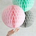 thumbnail image 1 of Jiaroswwei 5Pcs 6inch Solid Color Tissue Paper Pompom Ball Hanging Wedding Party Decor, 1 of 8