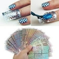 thumbnail image 1 of Jiaroswwei 6/12/24 Sheet DIY Nail Art Vinyls Mold Stencil Hollow Template Guide Stickers, 1 of 8
