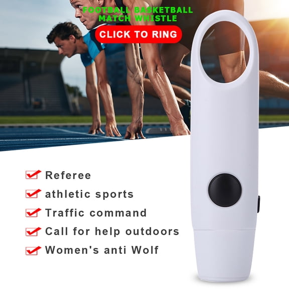 Jiaroswwei Electric Whistle High Decibel Multifunctional ABS Football Basketball Game Cheerleading Referee Whistle for Outdoor