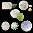 thumbnail image 1 of Jiaroswwei Silicone Mold Flower Leaf Epoxy Resin Mould DIY Jewelry Making Clay Craft Decor, 1 of 8