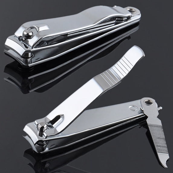 Jiaroswwei Stainless Steel Nail Toe Clipper Cutter Trimmer Scissor Manicure Pedicure Tool