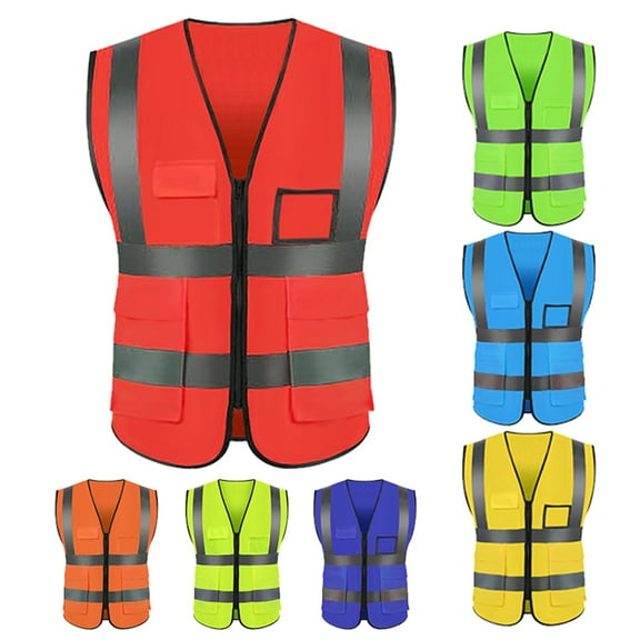 Jiaroswwei Vest Reflective Breathable Cloth Safety Protective Vest for Outdoor