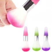 Jiaroswwei Women Beauty Nail Art Dust Cleaner UV Gel Nail Dust Brush Powder Remover