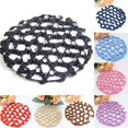 thumbnail image 1 of Jiaroswwei Women Bun Cover Hair Net Ballet Dance Skating Rhinestone Crochet Snood, 1 of 8