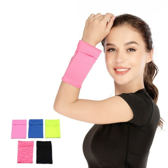 Jiaroswwei Wrist Phone Pouch Breathable Soft Texture Tear-resistant Running Mobile Phone Arm Bag for Outdoor
