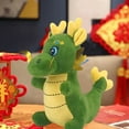 thumbnail image 1 of Jiaroswwei Year of 2024 Cartoon Dragon Plush Doll Toy Chinese Dragon Zodiac Mascot Doll Keychain Stuffed Animal Doll Pendant Festival Decoration New Year Gift, 1 of 7