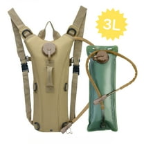 Jiarui 3L Outdoor Water Bag Backpack,Hydration Backpack With Bladder Bag,for Sport Running Hiking Camping Cycling(Khaki)