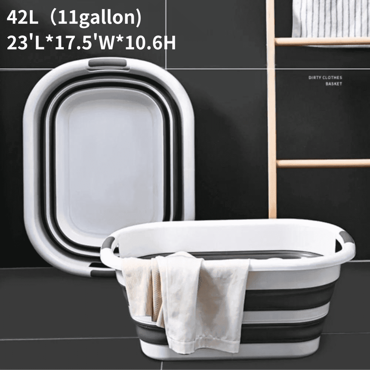 Sterilite - - Sterilite 4-Pack 2 Bushel Ultra Laundry Basket, Rectangular Plastic Clothes Hamper, White