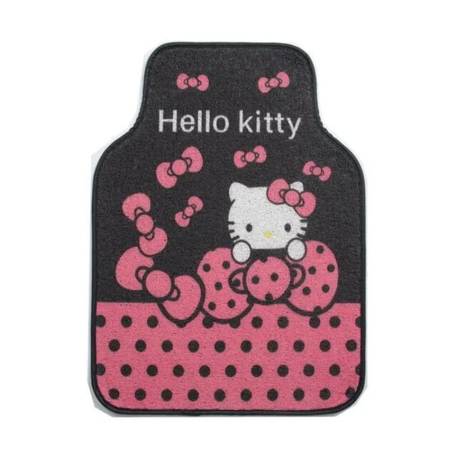 Jiayi 1pcs Sanrio Kawaii Hello Kitty Car Mats Cartoon Car Antislip
