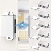 Jiayi 6 Pack Cabinet Magnetic Door Catch Self Adhesive Door Magnets Stainless Steel Strong Magnetic for Kitchen Cupboard Wardrobe Closet Door Closure Drawer Latch