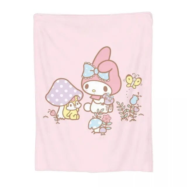 Jiayi Cute Hello Kitty Throw Blankets Merch For Sofa Ultra Soft Sanrio ...