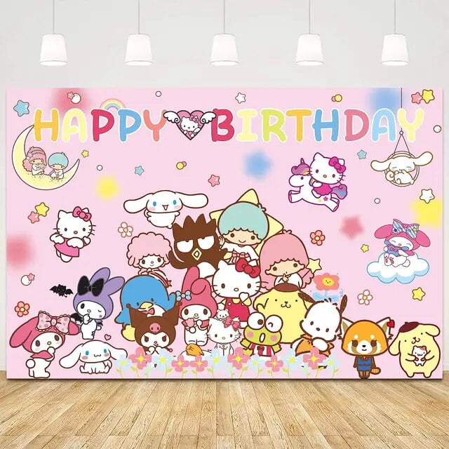 Jiayi Hello Kitty Birthday Party Decorative Items Sanrio Anime