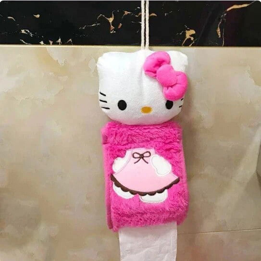 Jiayi Sanrio Anime Hello Kitty Toilet Seat Cushion Three Pieces Set