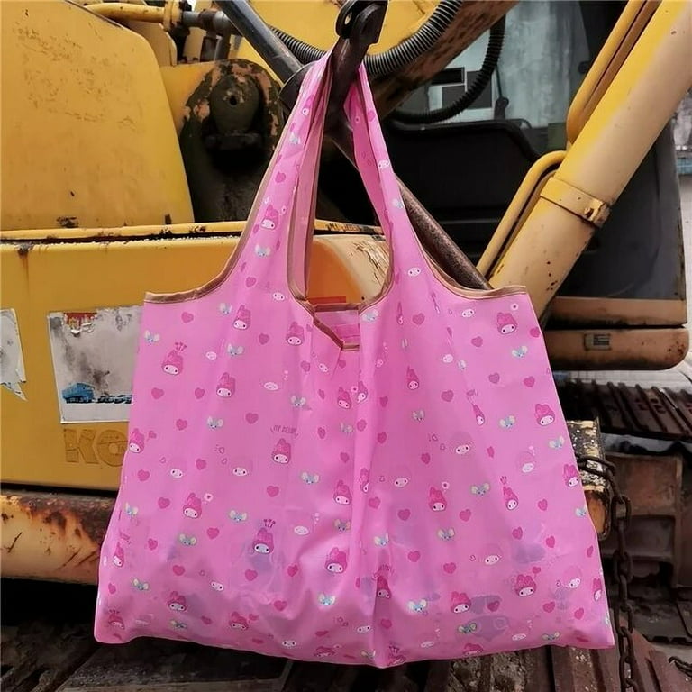 Jiayi Sanrio Hello Kitty Portable Foldable Tote Bag Waterproof Shopping Baglarge Reusable Environmentally Friendly Shopping Bag