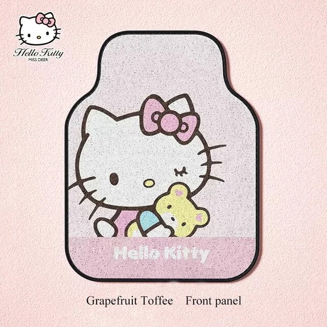 Jiayi Sanrio Kawaii Hello Kitty Car Mats Cartoon Monolithic Universal