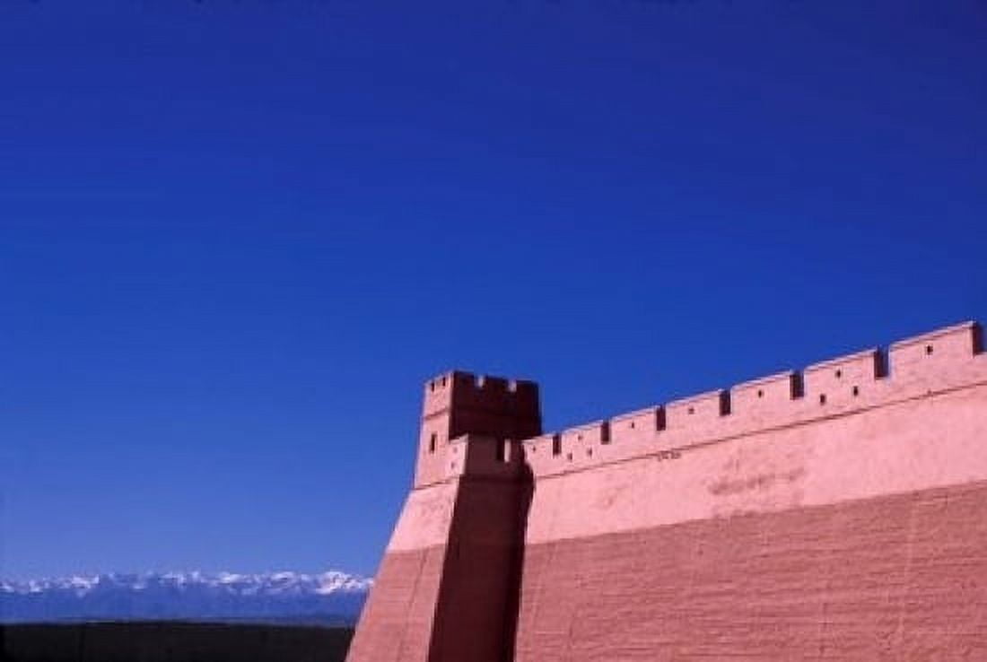 Jiayuguan Pass of the Great Wall China Canvas Art - Keren Su DanitaDelimont (18 x 12)