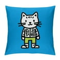 thumbnail image 1 of Jiayy  Christmas Cat Pillow Covers  Inch,Cat Christmas Decor,Christmas Throw Pillow Case for Home Bedroom Sofa Couch,Cat Gifts for Cat Lovers, 1 of 5
