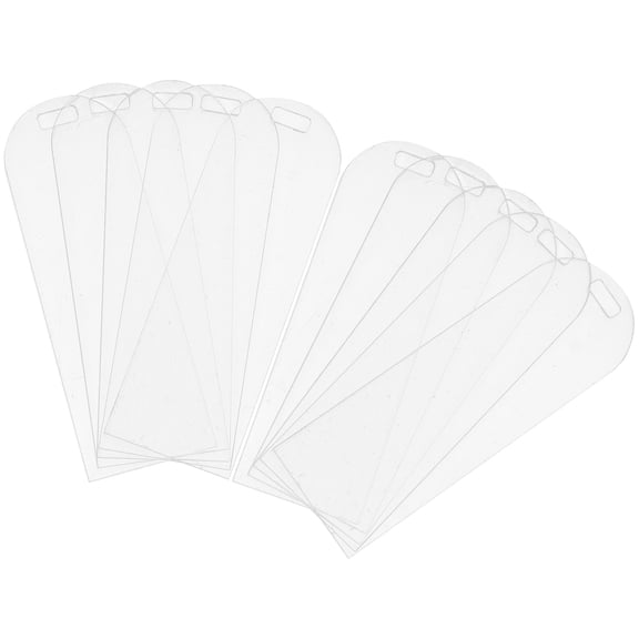 10Pcs Clear Acrylic Bookmarks Blank Acrylic Bookmarks Blank Bookmarks Unfinished Clear Bookmarks