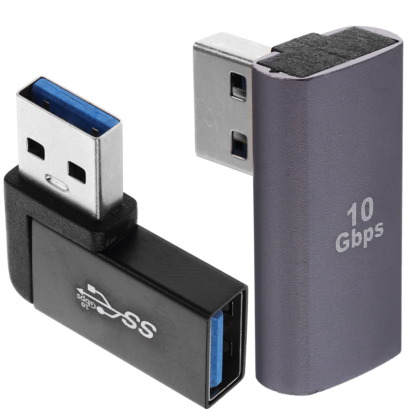 Jibi 2pcs Angled Usb Connector 90 Degree Usb Adapter Usb 3.0 Male To ...