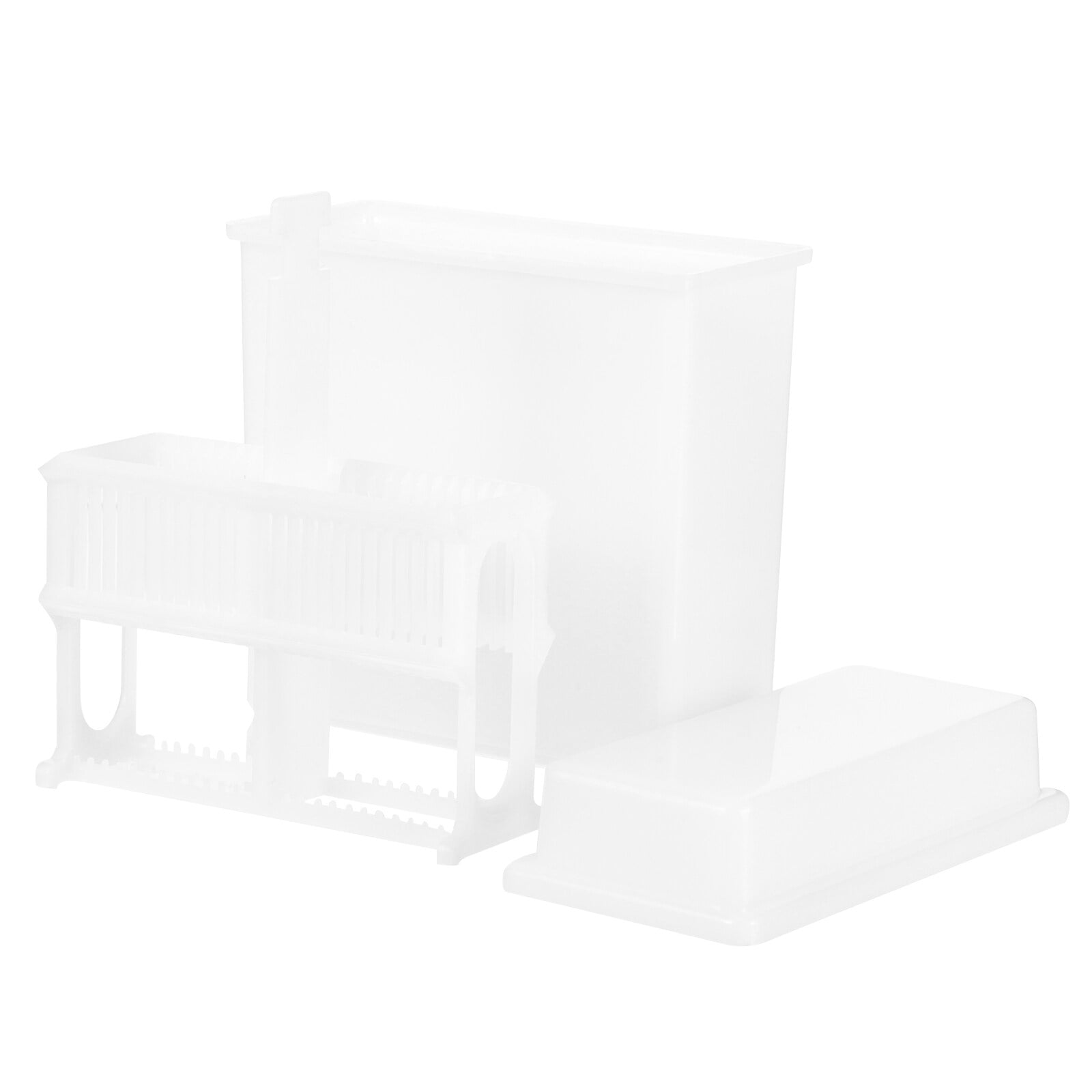 Jibingyi 1 Set Microscope Slide Staining Holder Lab Stain Jar Slides Staining Jar For Laboratory