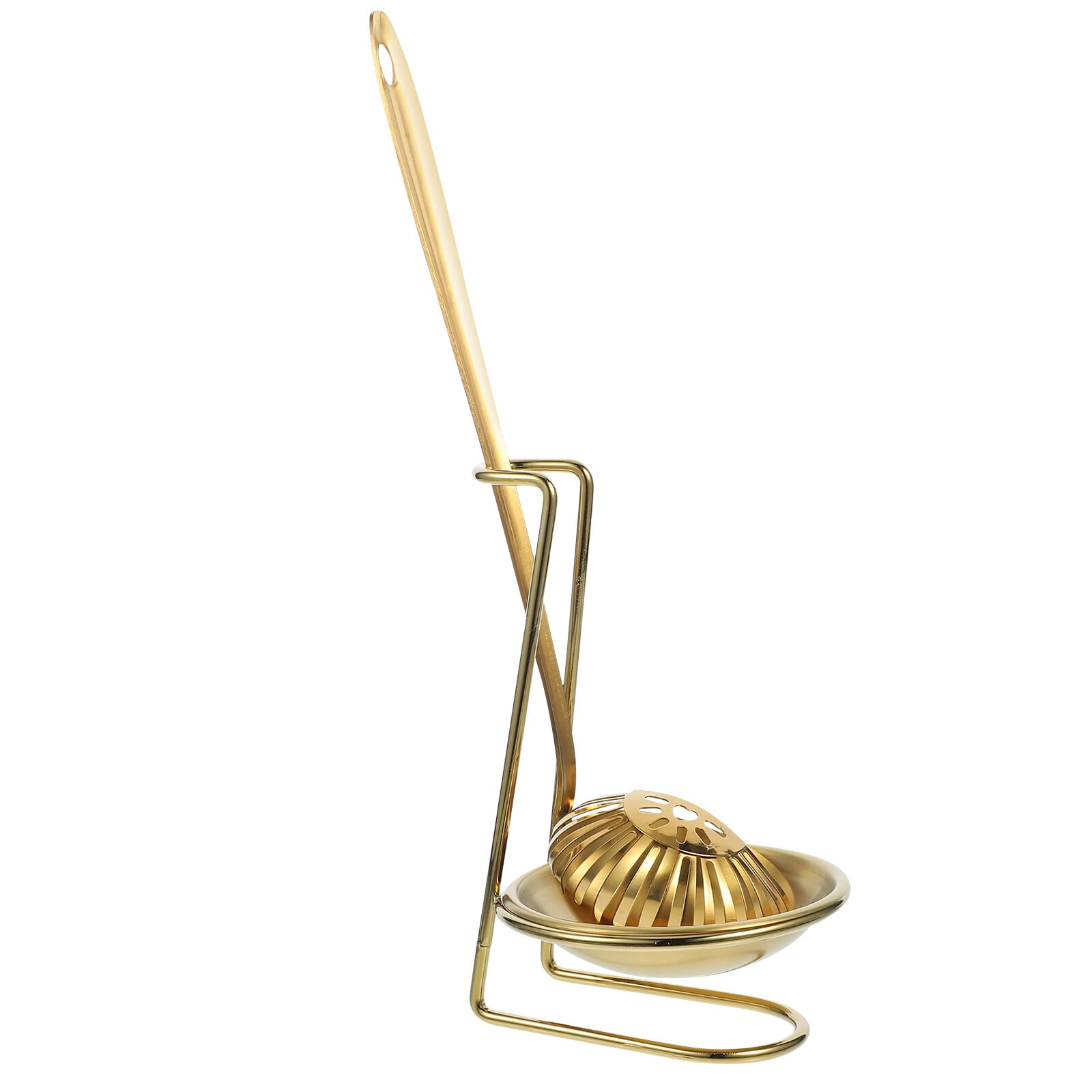 Jibingyi 1 Set of Spoon Rest Holder Stainless Steel Ladle Soup Ladles