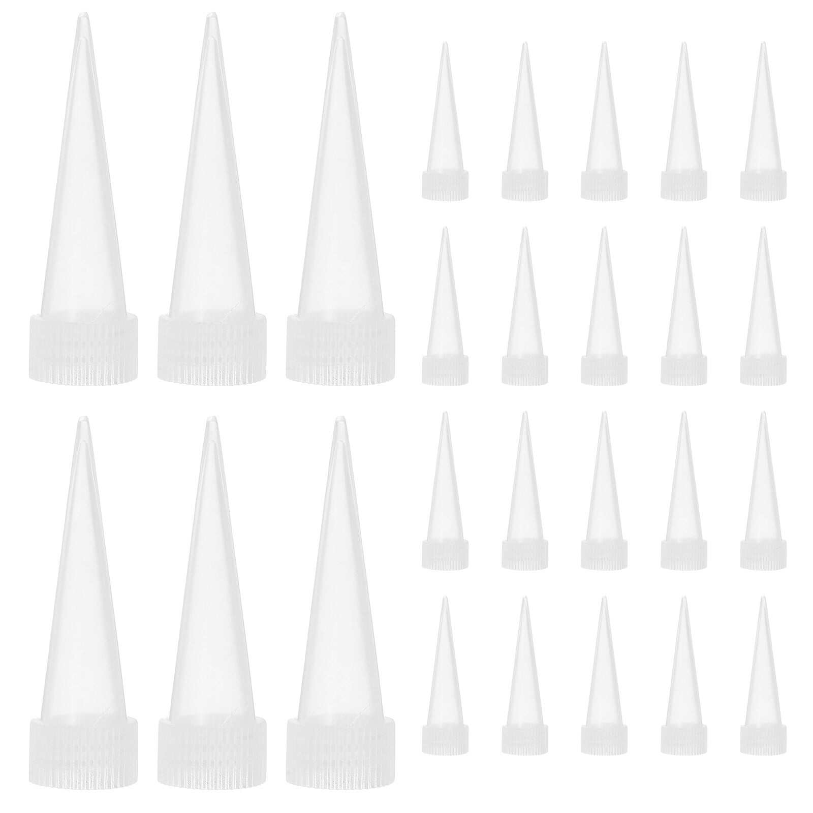Jibingyi 100pcs Caulking Nozzle Tip Caulking Nozzles Caulk Tips