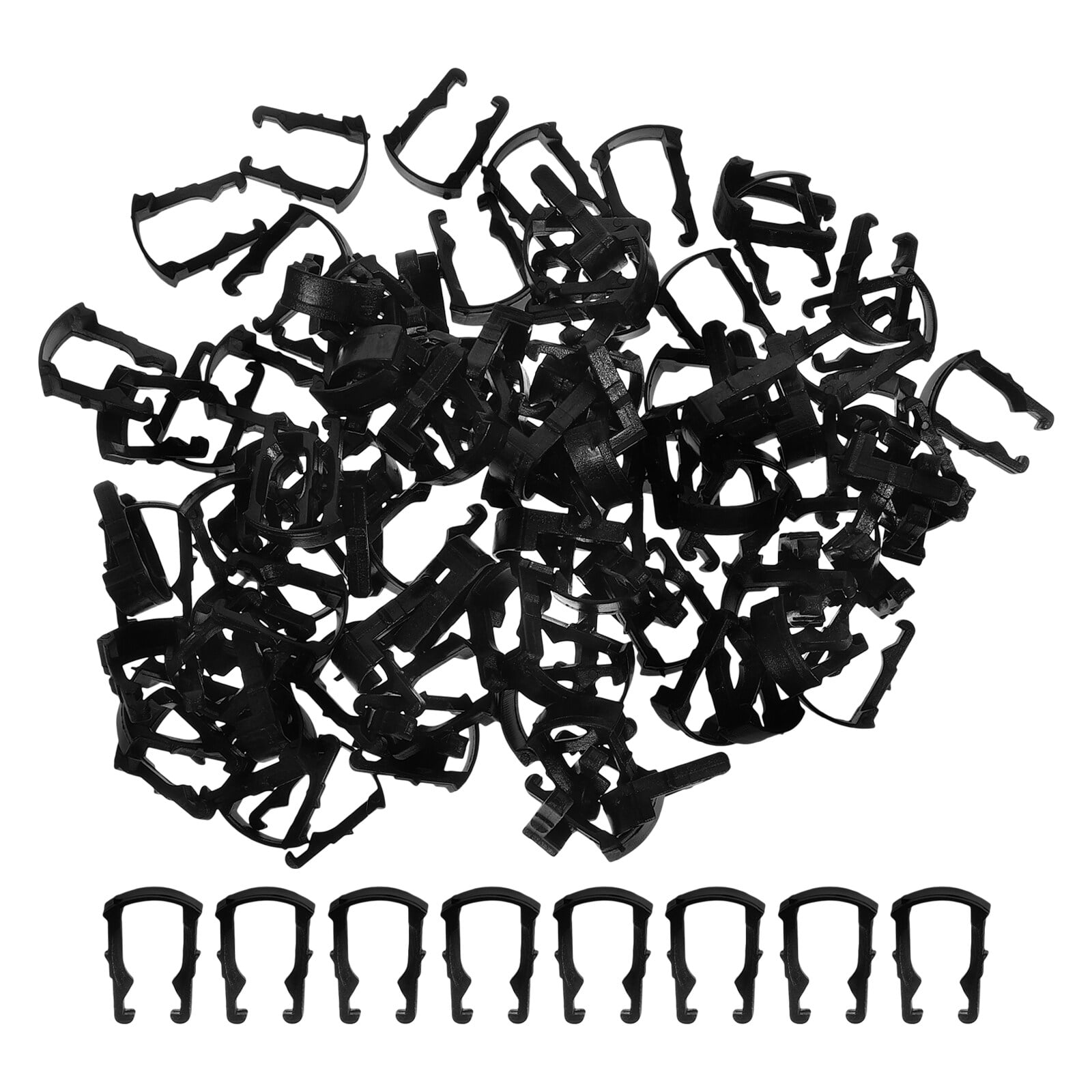 Jibingyi 100pcs Fuel Line Clips Fuel Line Retaining Clips Fuel Line