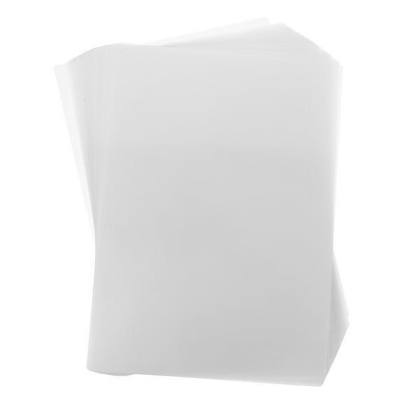 Jibingyi 100pcs Transparent Laminating Sheet Thermal Laminating Pouches Photo Laminating Plastic Film (A4)