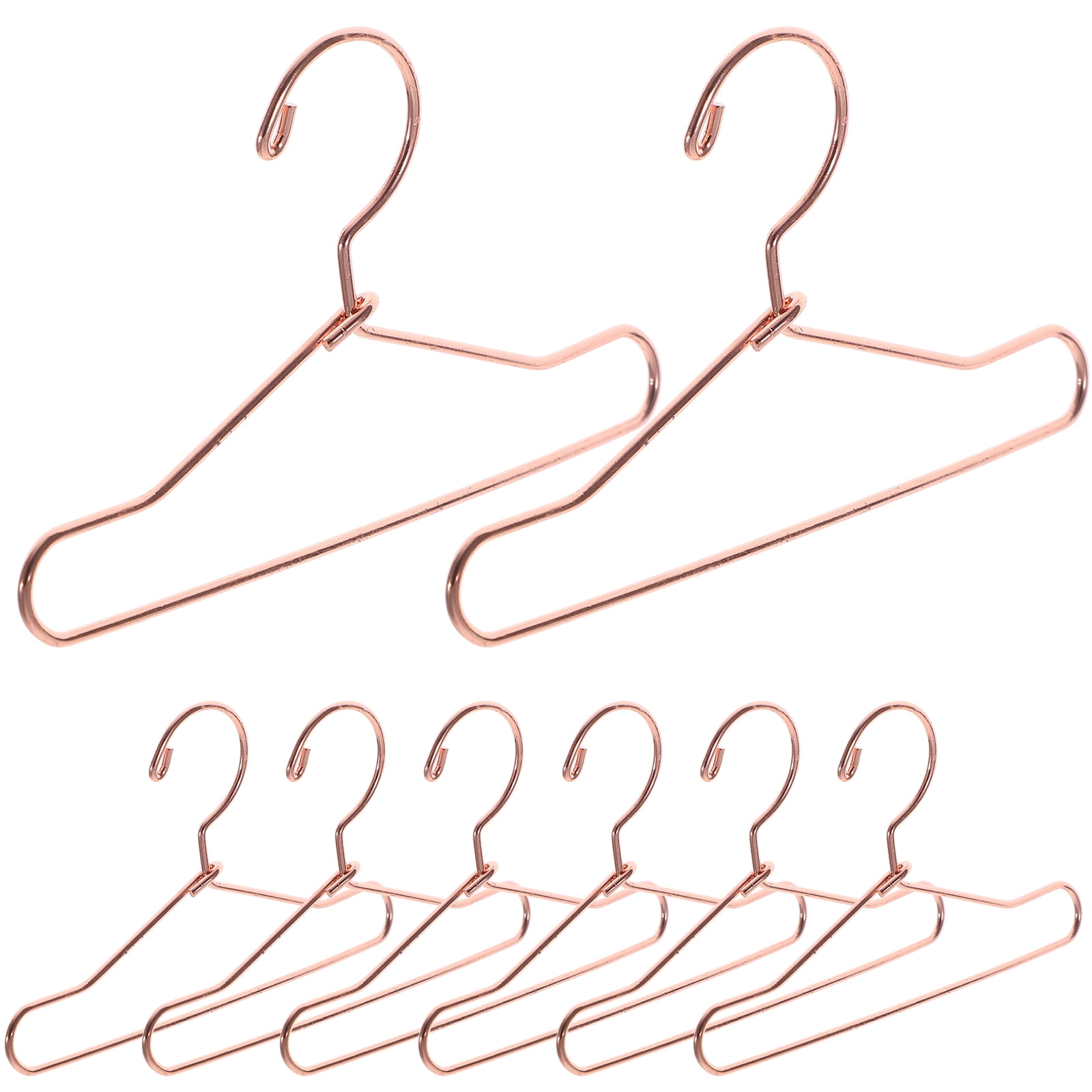 Jibingyi 10Pcs Metal Dolls Hangers Doll Clothes Mini Doll Coat Hanger
